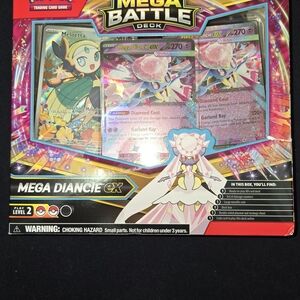 Pokémon Mega Diancie ex Mega Battle Deck - Pink & Purple Holo Cards